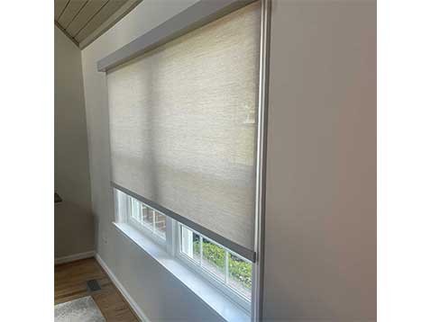 Woven window shades